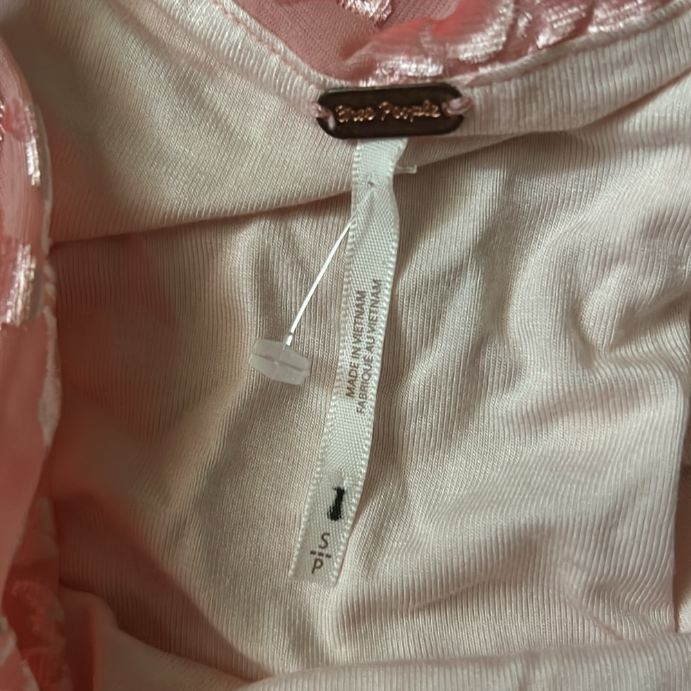 NWOT Free People, Antoinette Mini, Small in Pink Combo - Picture 11 of 11